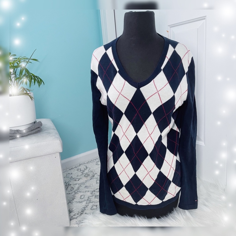 Tommy Hilfiger Preppy Argyle Sweater